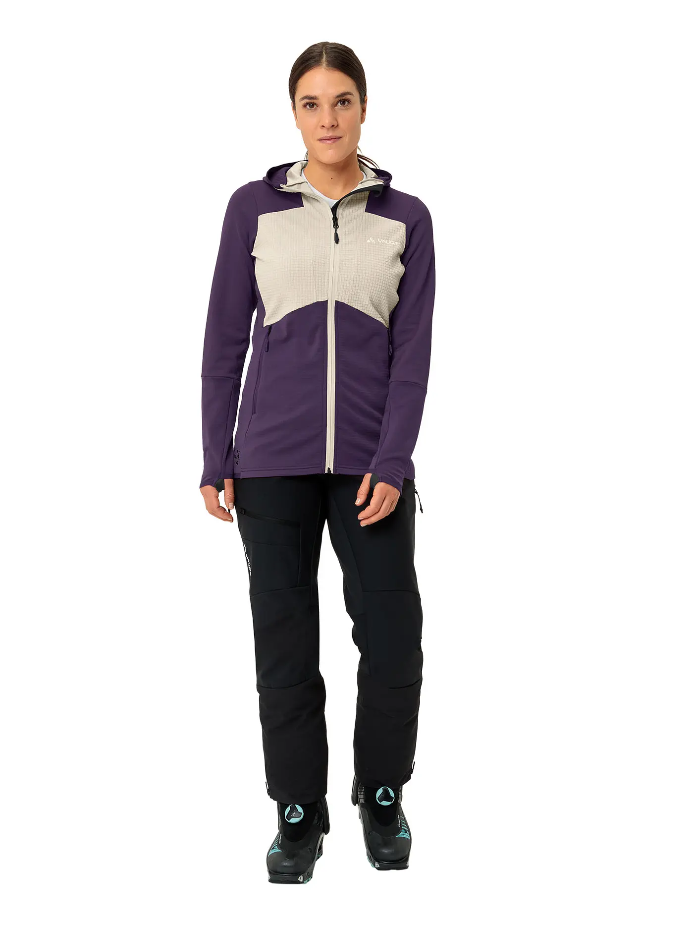 VAUDE | Damen Touren Fleecejacke Monviso Grid Fleece | 